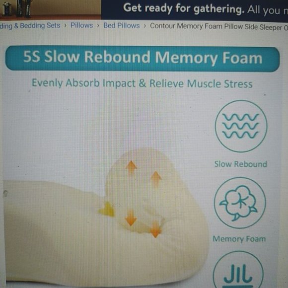 Contour memory foam pillow - Picture 3 of 10